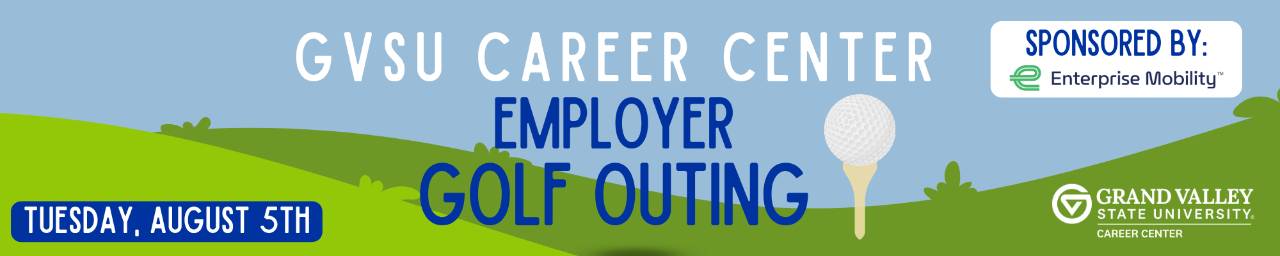 GVSU Career Center Golf Outing Header